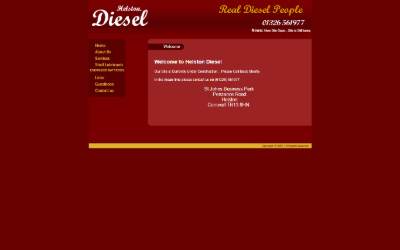 Website preview for Helston Diesel