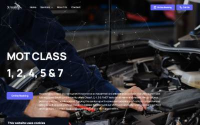 Website preview for Xtreem Motors Ltd