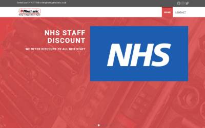 Website preview for Hashtag Mechanic Limited