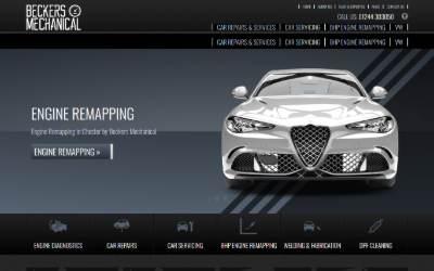 Website preview for Beckers