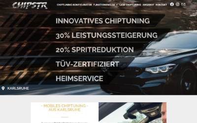 Website preview for CHIPSTR - Mobiles Chiptuning