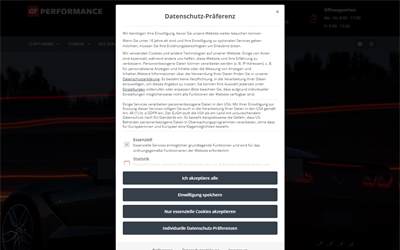 Website preview for GT Performance
