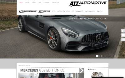 Website preview for ATT PERFORMANCE ein Betrieb der ATT Automotive GmbH