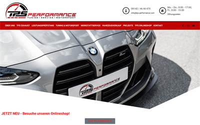 Website preview for TPS-Performance