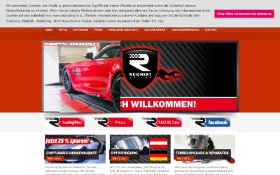 Website preview for Reichert Chiptuning | Motor Tuning | Leistungsprüfstand