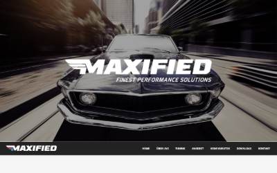 Website preview for MAXIFIED GmbH Finest Performance Solutions
