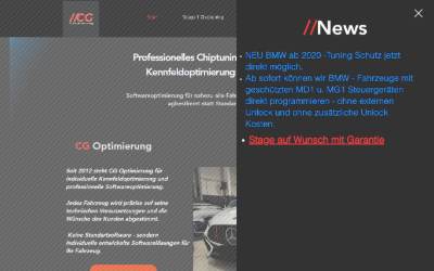 Website preview for CG Optimierung