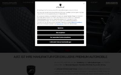 Website preview for A.R.T. tuning GmbH
