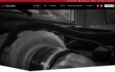 Website preview for GP-Power