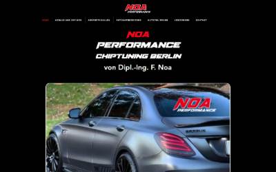 Website preview for NOA Performance Chiptuning Berlin