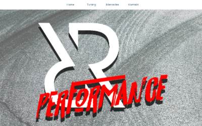 Website preview for RR Performance