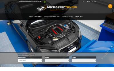 Website preview for Micro-Chiptuning Deutschland