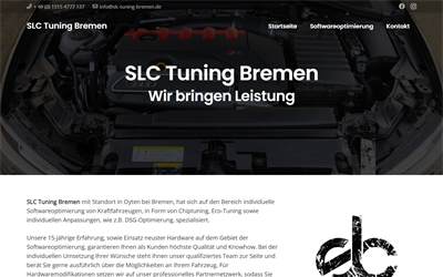 Website preview for SLC Tuning Bremen