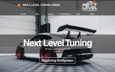 Website preview for Next Level Tuning GmbH