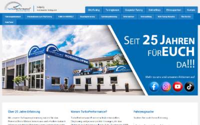 Website preview for TurboPerformance Leipzig