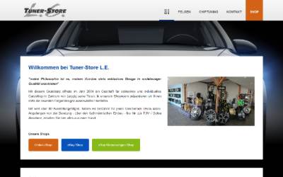 Website preview for Tuner-Store L.E.