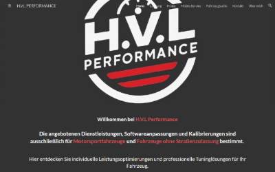 Website preview for HVL-Performance