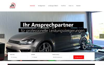 Website preview for JK Engine Performance