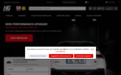 Website preview for HG-Motorsport GmbH