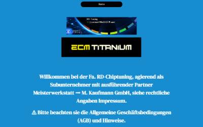 Website preview for RD - Tuning