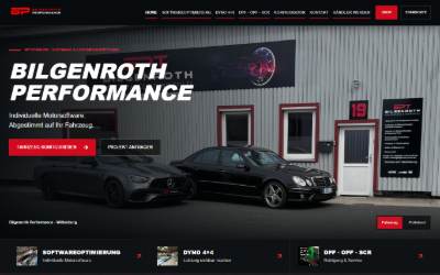 Website preview for Bilgenroth Performance & Tuningfiles