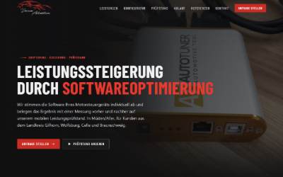 Website preview for Doricom Automotive