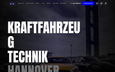 Website preview for Kraftfahrzeug Technik Hannover | KTH