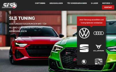 Website preview for SLS Tuning - Steffen Johannes