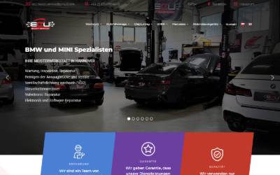 Website preview for ECU Boost Service - Chiptuning | KFZ Werkstatt | BMW Werkstatt | BMW Spezialisten