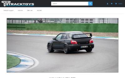 Website preview for Tracktoys GmbH