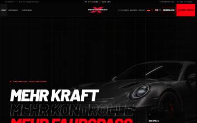 Website preview for Performance X