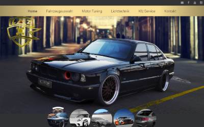Website preview for Laz Tuning