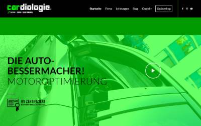 Website preview for cardiologie Tuning