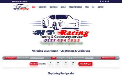 Website preview for MTdiagnose & MTracing - Tuning und Codierung Leverkusen