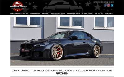 Website preview for Urban Motors GmbH