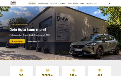 Website preview for DMW-Performance
