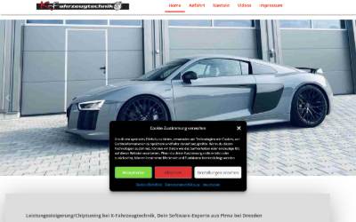 Website preview for K-Fahrzeugtechnik Leistungssteigerung/Chiptuning
