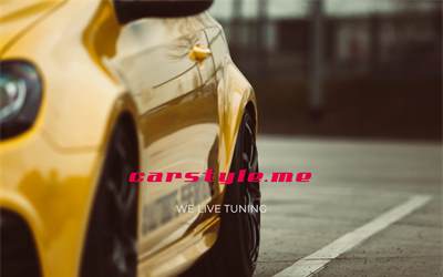 Website preview for carstyle.me - we live tuning