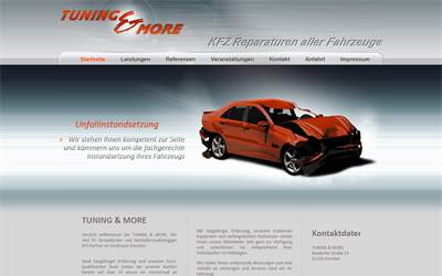Website preview for Tuning and More