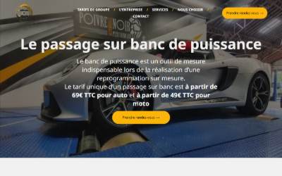 Website preview for Passage Au Banc - Reprogrammation auto & moto