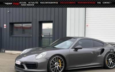 Website preview for RS-Map (Laval-53) - Reprogrammation moteur / Cartographies performance & FlexFuel (E85) avec banc de puissance auto & moto
