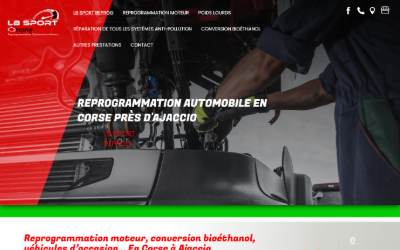 Website preview for LB SPORT REPROG