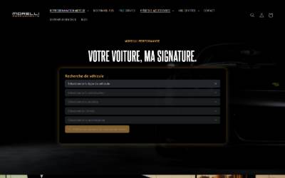 Website preview for Morelli Performante - Reprogrammation moteur Saverne Strasbourg