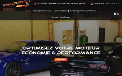 Website preview for KAM Concept