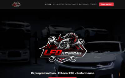 Website preview for LFD-PERFORMANCE