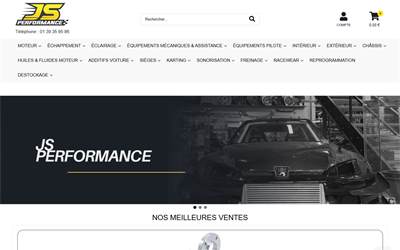 Website preview for JS PERFORMANCE