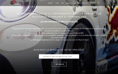 Website preview for Reprog33 - Reprogrammation éthanol E85 et gain de puissance en Gironde depuis 15 années