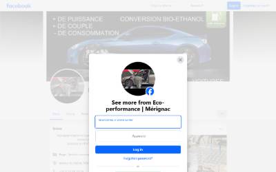 Website preview for Eco-performance - Reprogrammation moteur - Conversion ethanol E85