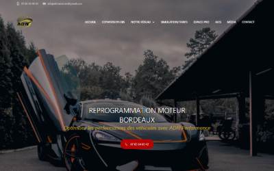 Website preview for ADN Performance