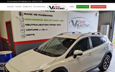 Website preview for Vone Racing Vendée